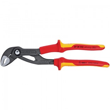 Knipex Cobra® 87 28 250UKSBE VDE Fully Insulated Waterpump Pliers, 250mm