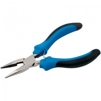 Soft Grip Long Nose Mini Pliers, 125mm