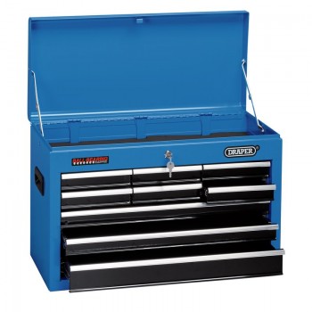 Tool Chest, 9 Drawer, 26&rdquo;, Blue