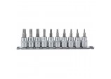 Draper TX-STAR® Plus Socket Bit Set, 3/8&rdquo; Sq. Dr., 48mm (10 Piece)