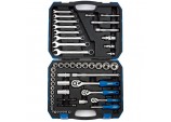 Metric Tool Kit, 1/4&rdquo;, 3/8&rdquo; and 1/2&rdquo; Sq. Dr. (75 Piece)