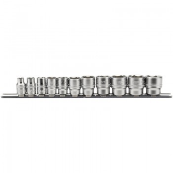 Imperial Socket Set on a Metal Rail, 3/8&rdquo; Sq. Dr. (11 Piece)