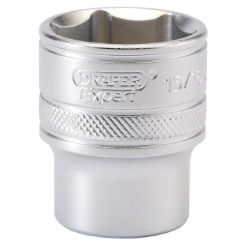 6 Point Imperial Socket, 1/2&rdquo; Sq. Dr., 15/16&rdquo;