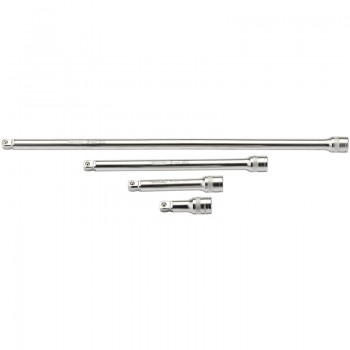 Wobble Extension Bar Set, 1/2&rdquo; Sq. Dr., Micro Satin Chrome (4 Piece)