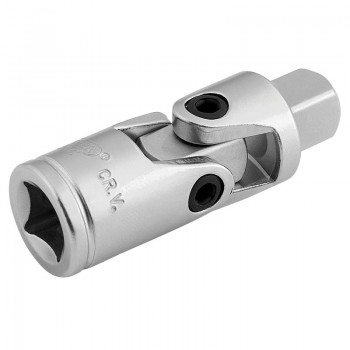 Satin Chrome Universal Joint, 3/8&rdquo; Sq. Dr.