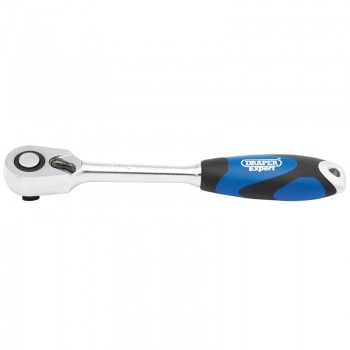 Soft Grip Reversible Ratchet, 1/2&rdquo; Sq. Dr., 72 Tooth
