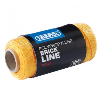 Propylene Brick Line, 100m, Orange