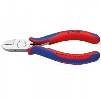 Knipex 77 02 130 Bevelled Electronics Diagonal Cutters, 130mm