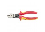 Knipex 74 08 180UKSBE VDE Fully Insulated High Leverage Diagonal Side Cutters, 180mm