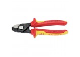 Knipex 95 18 165UKSBE VDE Fully Insulated Cable Shears, 165mm