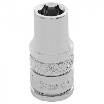 HI-TORQ® 6 Point Socket, 1/4&rdquo; Sq. Dr., 6.0mm
