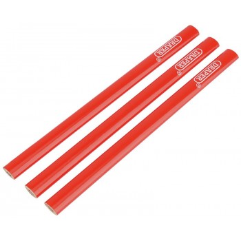 Carpenter&rsquo;s Pencils, 174mm (Pack of 3)