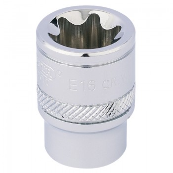 Draper TX-STAR® Socket, 3/8&rdquo; Sq. Dr., E16