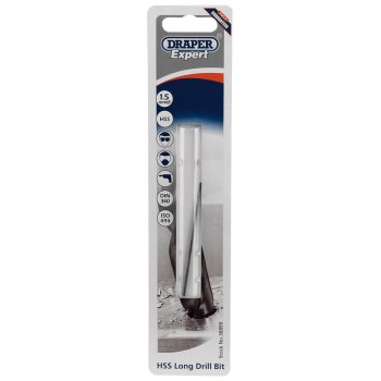 HSS Extra Long Drill Bit, 1.5 x 70mm