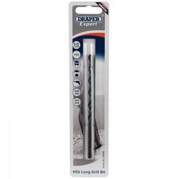 HSS Extra Long Drill Bit, 5.0 x 132mm