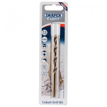 HSS Cobalt Drill Bit, 7.5mm