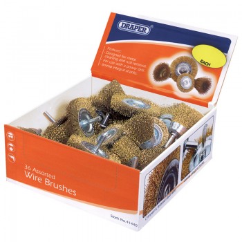 Countertop Display of Cup and Rotary Wire Brushes