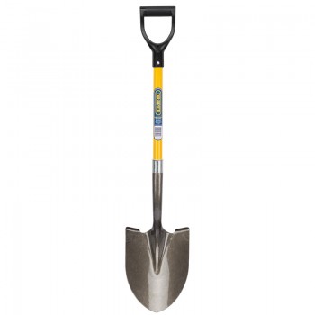Round Point Shovel with Fibreglass Shaft