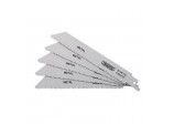 Bi-metal Reciprocating Saw Blades for Metal, 150mm, 10-14tpi (Pack of 5)