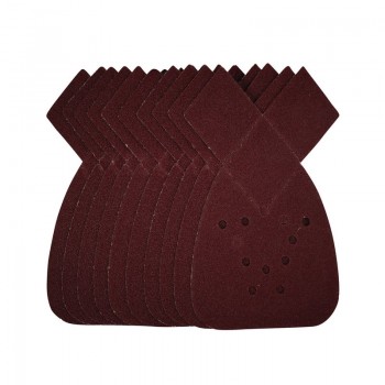 Detail Sanding Sheets with Hook and Loop, 140mm, 80 Grit, SSD4 (Pack of 10)