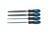 Soft Grip Engineer&rsquo;s File Set, 200mm (4 Piece)