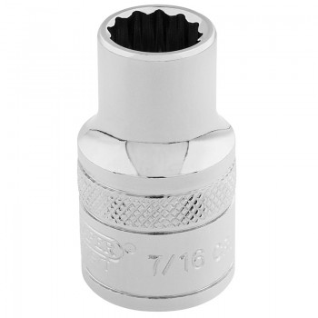 HI-TORQ® 12 Point Socket, 3/8&rdquo; Sq. Dr., 7/16&rdquo;