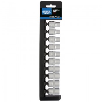 Metric Socket Set, 1/2&rdquo; Sq. Dr. (10 Piece)