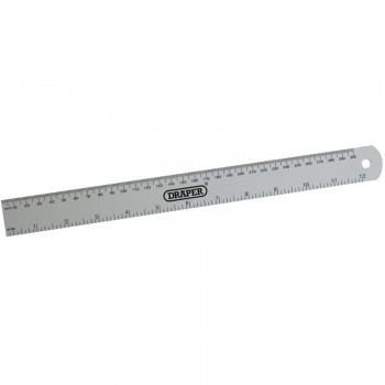 Aluminium Rule, 300mm/12&rdquo;