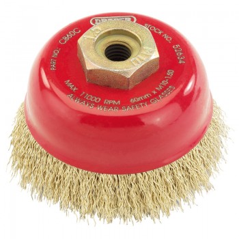 Crimped Wire Cup Brush, 60mm, M10