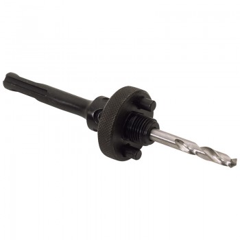 Quick Release SDS+ Arbor with HSS Pilot Drill for Holesaws 32 - 150mm