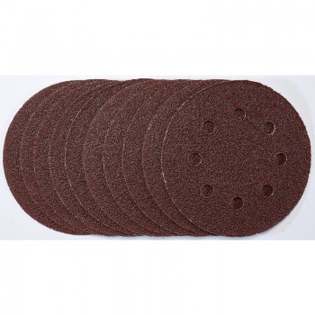 Sanding Discs, 115mm, 40 Grit, Hook & Loop (Pack of 10)