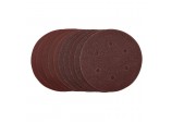 Sanding Discs, 150mm, Hook & Loop, Assorted Grit, (Pack of 10)
