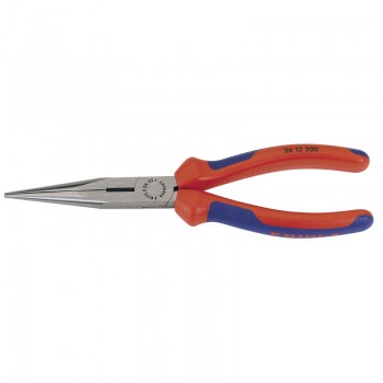 Knipex 26 12 200 SBE Long Nose Pliers with Heavy Duty Handles, 200mm