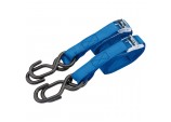Ratcheting Tie Down Straps, 2.5m x 25mm, 125kg (2 Piece)