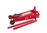 Heavy Duty Garage Trolley Jack, 3 Tonne, Red