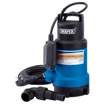 Submersible Dirty Water Pump with Float Switch, 200L/Min, 750W