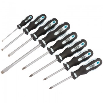 Heavy Duty Soft Grip Screwdriver Set (8 Piece)
