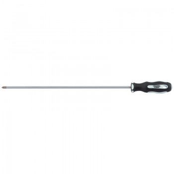 Cross Slot Extra Long Reach Soft Grip Screwdriver, No.2 x 450mm