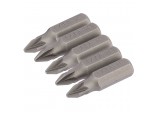 PZ Type Insert Bit, No.1 x 25mm, 1/4&rdquo; Hex (Pack of 5)