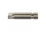 Plain Slot Insert Bit, 6mm, 1/4&rdquo; Hex, 50mm Long (Pack of 2)