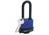 Laminated Steel Padlock with Extra Long Shackle, 45mm