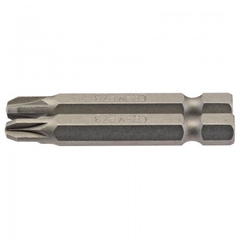 PZ Type Insert Bit, 1/4&rdquo; Hex, 50mm Long, No.3 (Pack of 2)