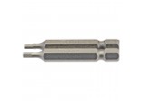 Hexagonal Insert Bit, 2.5mm, 1/4&rdquo; Hex, 50mm Long (Pack of 2)