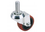 Swivel Bolt Fixing Polyurethane Wheel, 50mm Diameter, S.W.L. 50kg