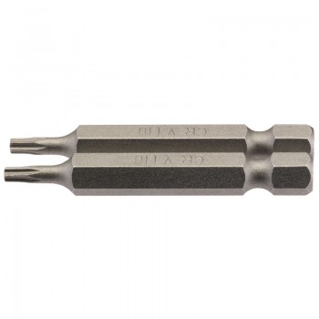 Draper TX-STAR® Insert Bit, 1/4&rdquo; Hex, 50mm Long, T10 (Pack of 2)