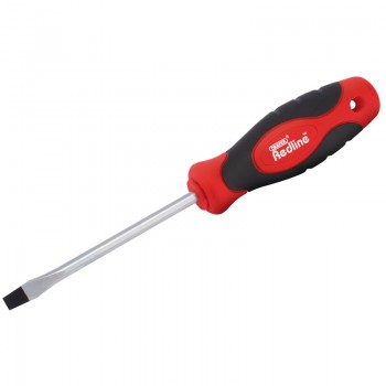 Plain Slot Soft Grip Screwdriver, 6 x 100mm