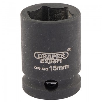 Expert HI-TORQ® 6 Point Impact Socket, 3/8&rdquo; Sq. Dr., 15mm