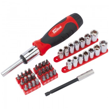 Ratcheting Screwdriver Socket and Bit Set (40 Piece)