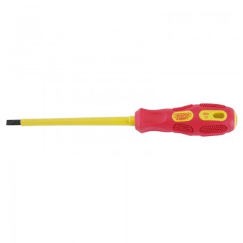 VDE Approved Fully Insulated Plain Slot Screwdriver, 5.5 x 125mm (Display Packed)