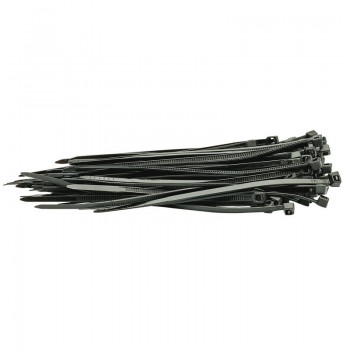 Cable Ties, 2.5 x 100mm, Black (Pack of 100)